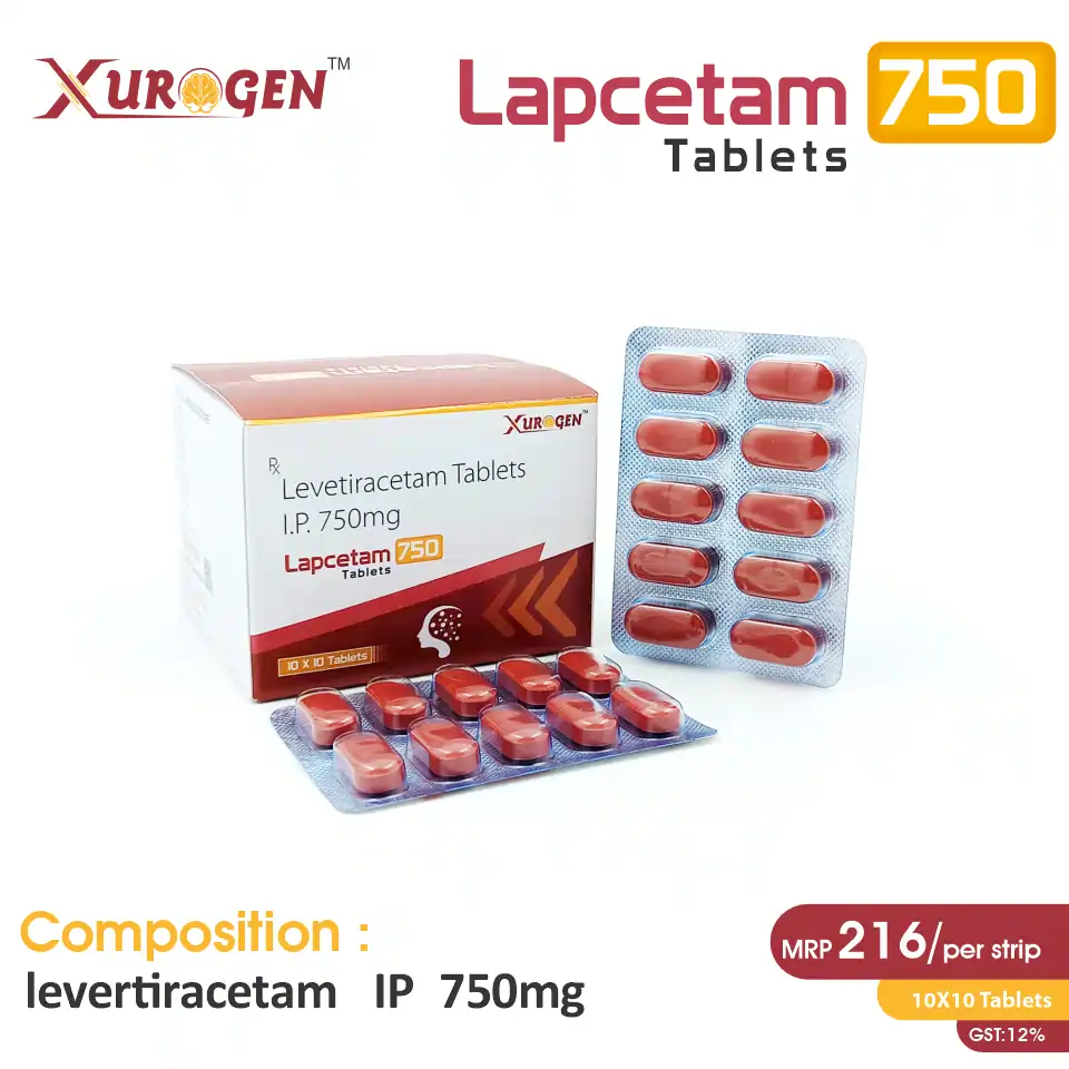 Levetiracetam 750mg Tablet at the best price in PCD Pharma Franchise for Anticonvulsant and Epilepsy Management